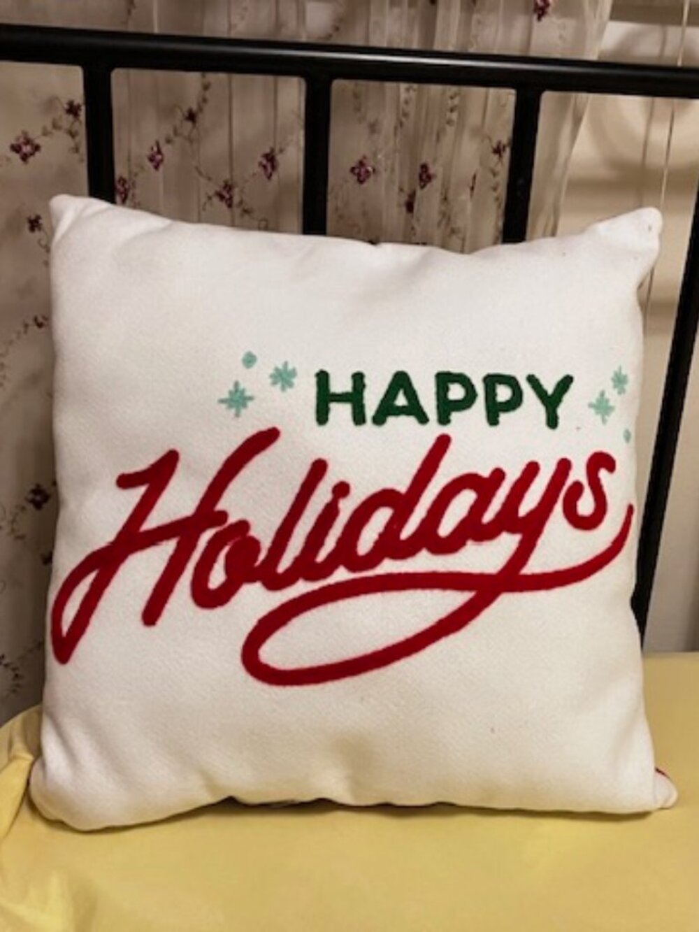 Happy Holidays Pillow